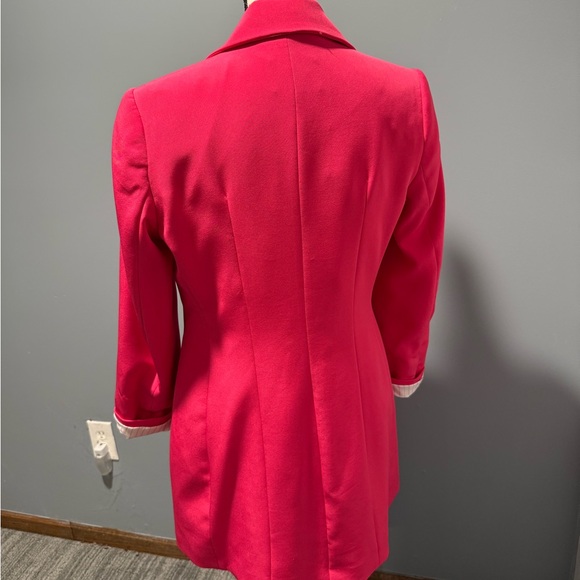 Vibrant Pink Women's Blazer - Picture 3 of 3